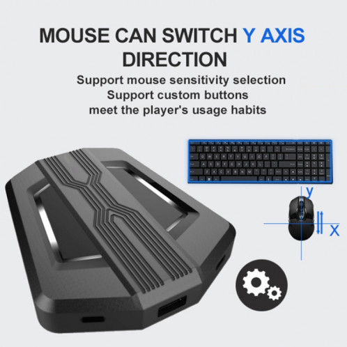 Convertisseur de clavier et de souris pour PS4 / Switch / PS4 Pro / XBOX ONE (modèles audio pris en charge) SH601B255-012
