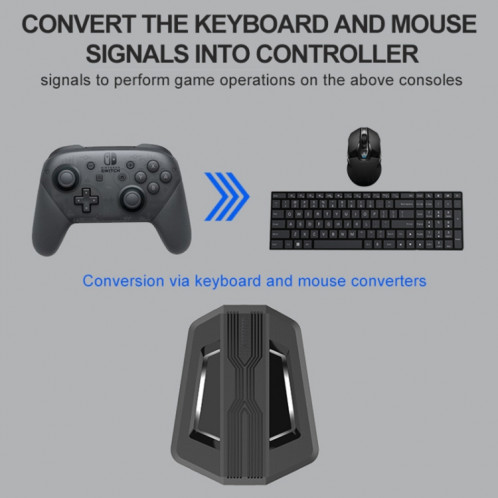 Convertisseur de clavier et de souris pour PS4 / Switch / PS4 Pro / XBOX ONE (modèles audio pris en charge) SH601B255-012