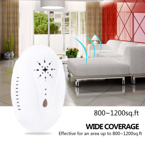 DC-9007 Répulsif anti-moustique portable à ultrasons, Style: (Blanc) SH603A1247-09