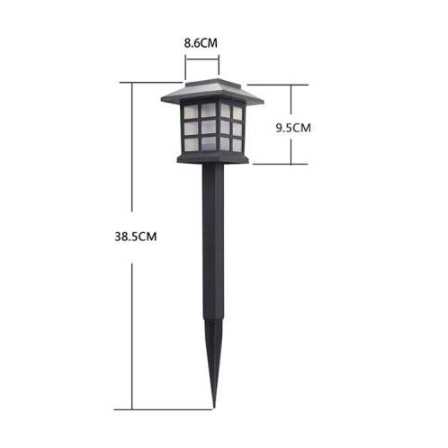 4 PCS extérieur jardin solaire veilleuse LED ménage petite maison pelouse lumière (lumière colorée) SH901C1713-010