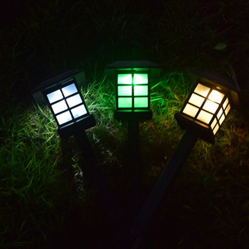 4 PCS extérieur jardin solaire veilleuse LED ménage petite maison pelouse lumière (lumière colorée) SH901C1713-010