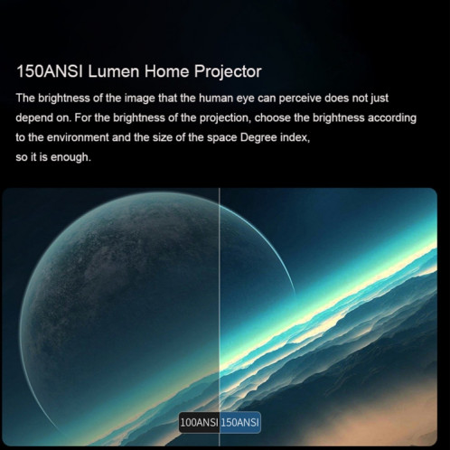 Projecteur Wanbo gratuit T2 1920x1080 150 Lumens Home Ultra HD LED Projecteur SH86881853-013