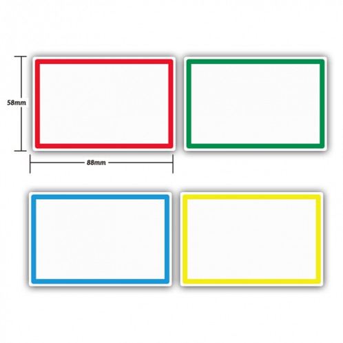 A-131 5 autocollants d'étiquette de nom de rouleau de PCS, spécification: 150 PCS / rouleau, taille: 88x58 mm SH7401579-07