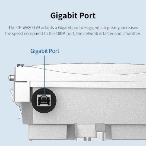 COMFAST CF-WA800 V3 1300Mbps répéteur d'amplificateur de signal de station de base sans fil WiFi extérieur SC1922866-010