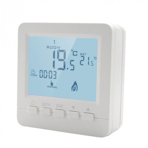 Contrôleur de température de thermostat de chaudière mural programmable HY02B05-2BW SH7412908-08