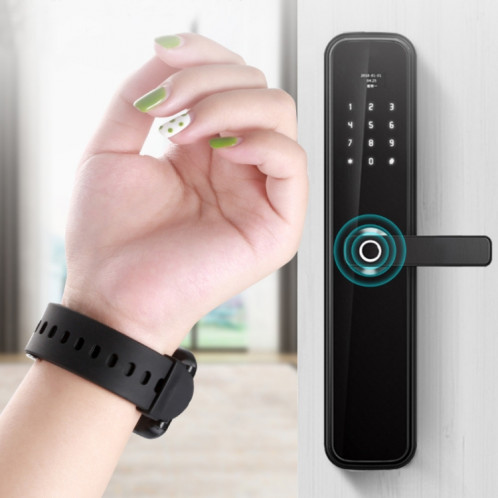 Bracelet intelligent avec écran Y12 1,1 pouces, étanche IP67, prise en charge des appels NFC / Bluetooth / surveillance du sommeil / surveillance de la fréquence cardiaque / surveillance de la pression artérielle SH001A1969-012