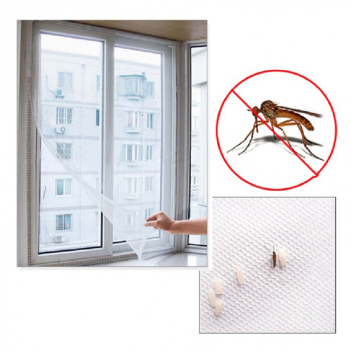 DIY Fly Mosquito Bug Mesh Window Screen Auto-adhésif Anti-moustique Net （13X15cm） SH901A878-07