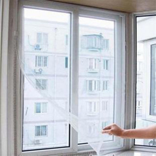 DIY Fly Mosquito Bug Mesh Window Screen Auto-adhésif Anti-moustique Net （13X15cm） SH901A878-07