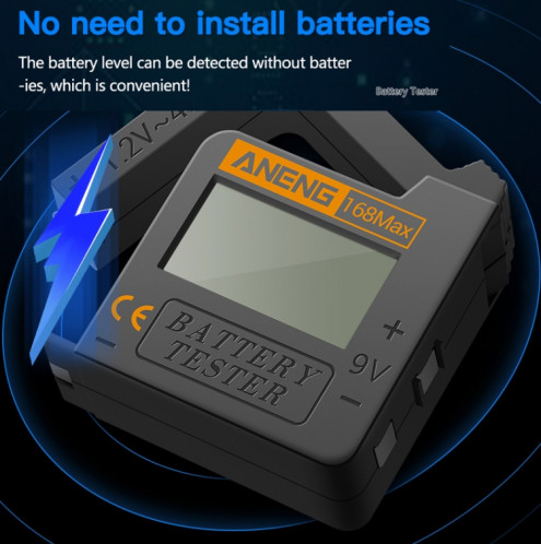 2 pièces ANENG 168MAX testeur de batterie portable testeur de puissance de batterie de haute précision testeur de capacité de batterie SA3972567-010