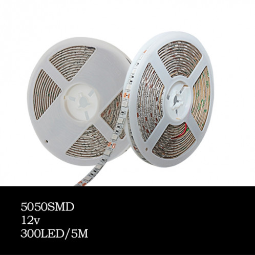 5m 300 LEDs SMD 5050 spectre complet bande de lumière LED Fitolampy élèvent des lumières pour serre plante hydroponique imperméable à l'eau (5 rouge 1 bleu) SH602C1081-08
