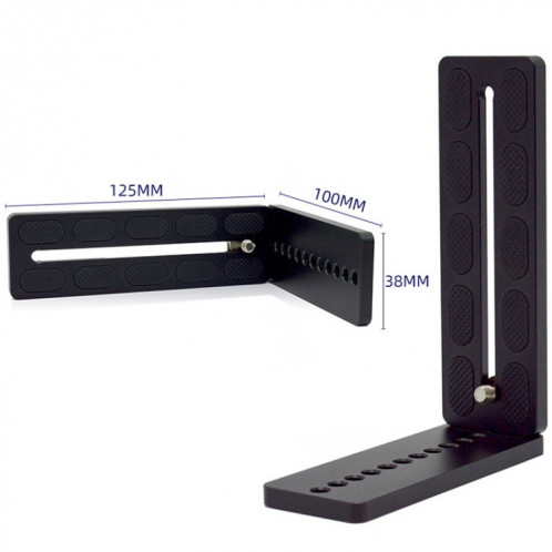 Support de base de support de plaque en L à dégagement rapide à dégagement rapide rouge 125A SH7101100-04