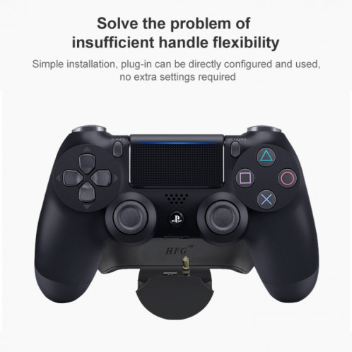 Coeur pour contrôleur de jeu plaque de connexion de clé latérale arrière boutons supplémentaires à l'arrière connectez l'unité d'extension arrière pour PS4 SH3725781-08