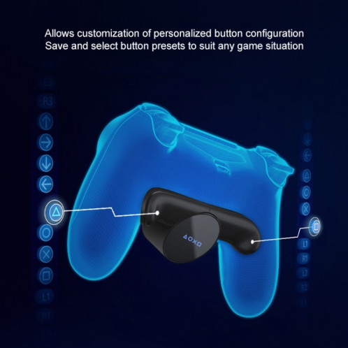 Coeur pour contrôleur de jeu plaque de connexion de clé latérale arrière boutons supplémentaires à l'arrière connectez l'unité d'extension arrière pour PS4 SH3725781-08