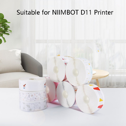Autocollant d'étiquette de ménage d'étiquette de prix de produit de papier d'étiquette thermique pour NIIMBOT D11 (bébé ours) SH601H592-08