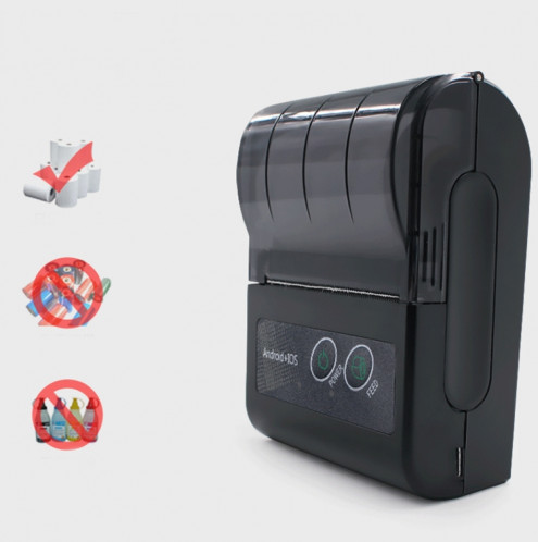 58HB6 Machine portative de réception d'étiquettes d'imprimante thermique Bluetooth, prend en charge l'impression multilingue et de symboles / d'images, modèle: (espagnol) SH88061613-012