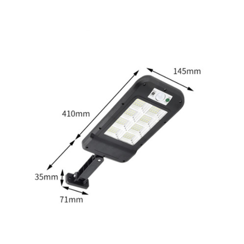 Applique murale solaire extérieure imperméable à l'eau de jardin d'induction de corps humain éclairage de réverbère domestique 8 x 16LED SH700395-09