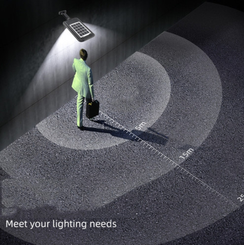 Applique murale solaire extérieure imperméable à l'eau de jardin d'induction de corps humain éclairage de réverbère domestique 8 x 16LED SH700395-09