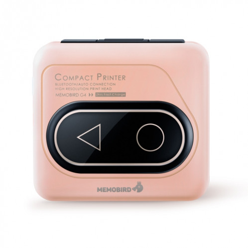 Memobird G4 Handheld Home Student Search Question Graffiti Notes Portable Bluetooth Thermal Printer (Peach Powder) SH401B818-011