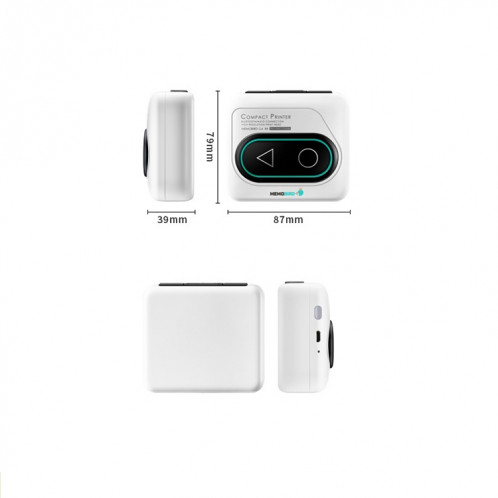 Memobird G4 Handheld Home Student Search Question Graffiti Notes Portable Bluetooth Thermal Printer (Peach Powder) SH401B818-011