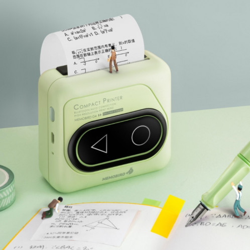 Memobird G4 Handheld Home Student Search Question Graffiti Notes Portable Bluetooth Thermal Printer (Peach Powder) SH401B818-011