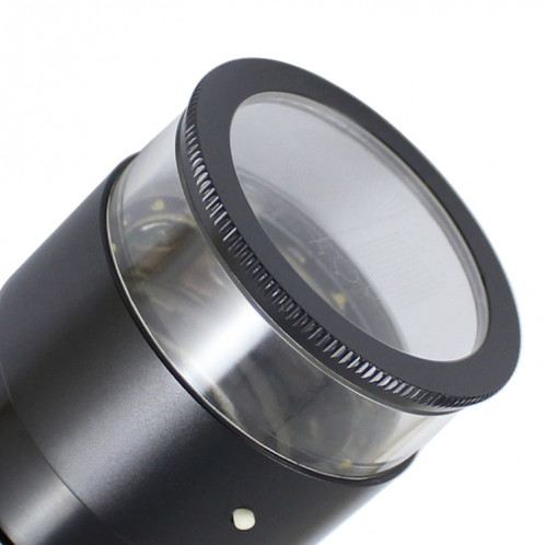 8 LED allume 3 groupes de verre optique HD avec échelle 10 fois loupe, spécification: panneau d'échelle complexe SH9401190-014