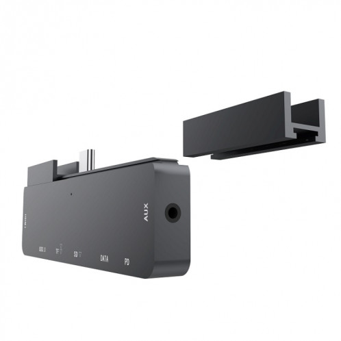 300A 7 en 1 USB3.0x1 + HDMIx1 + Port PDx1 + Type-Cx1 + SD / TF + Port 3.5mmx1 Adaptateur HUB d'extension multifonctionnel pour iPad Pro (Gris) SH701A1594-05