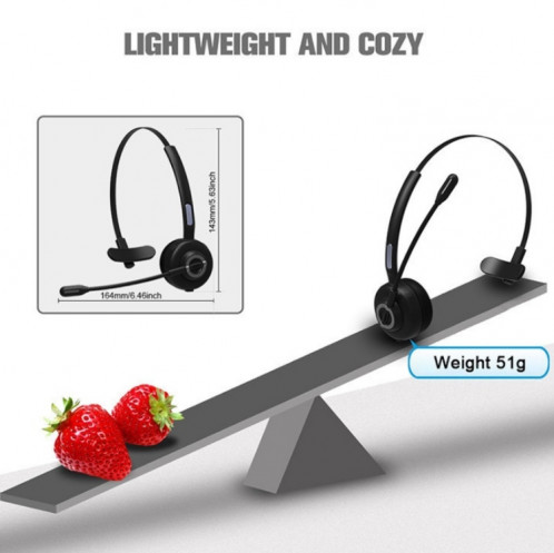 Écouteur mono Bluetooth M97 Bluetooth 5.0 avec base de chargement SH2726366-012