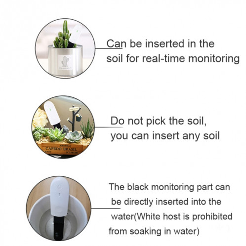 WN1803 Soirée Intelligent Sol Moisturier Testeur Analyse de l'humidité Instrument de mesure Fleurs Grass Plantes Cultivation Outil de jardinage SH12381341-06