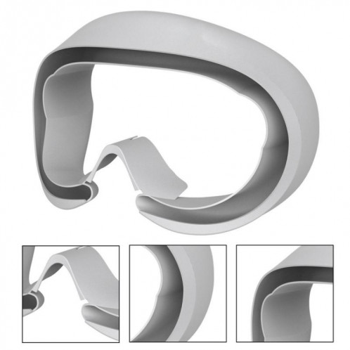 Pour Pico 4 VR Goggles Eye Pads Housse de protection en silicone (gris clair) SH801A1641-06