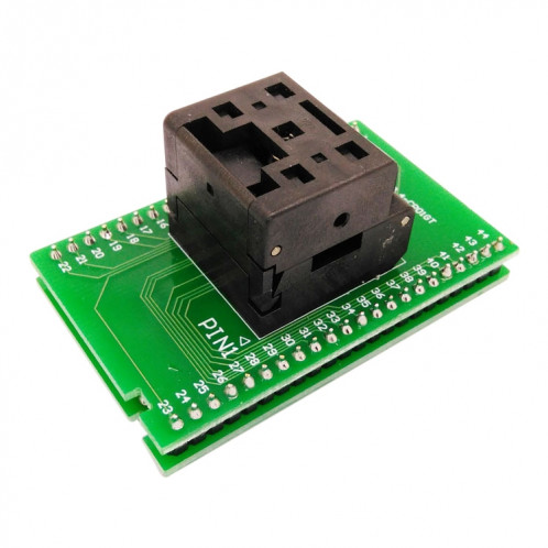 QFN44-0.5 Programmeur de prise de test de prise de test de gravure Shrapnel Flip SH6852436-05