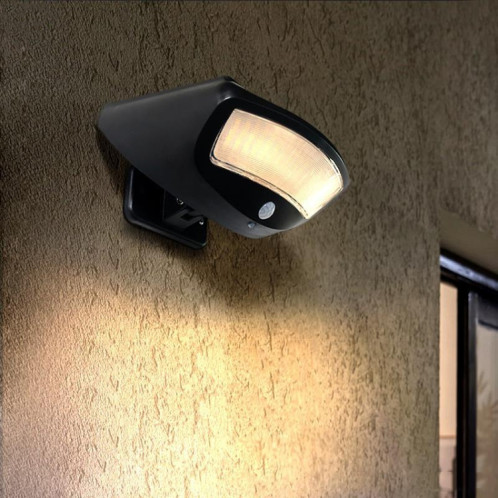 36-LED éclairage extérieur de cour Lampes de rue solaires Appliques murales à induction de corps humain (lumière chaude) SH801B1193-06