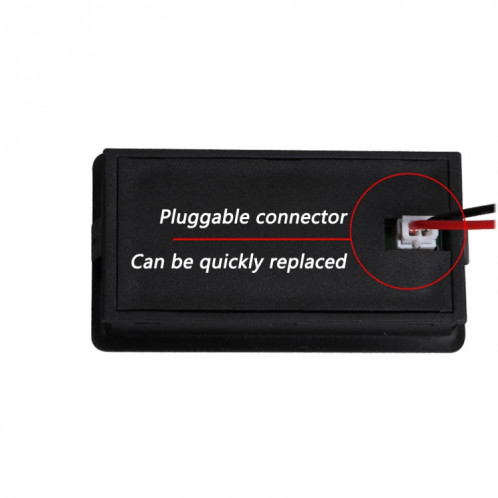 SUPNOVA DC 8-100V Batterie Capacité de capacité Indicateur de tension Voltmètre Painle de tension, style: bleu + alarme + température SH7504815-08
