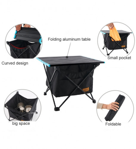 CLS Outdoor Pliant Table De Pique-Nique Rangement Sac Suspendu Portable Invisible Pocket Storage Poche Suspendue, Style: Petite Poche SH0501337-010