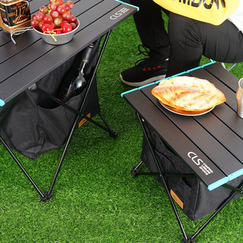 CLS Outdoor Pliant Table De Pique-Nique Rangement Sac Suspendu Portable Poche De Rangement Invisible Poche Suspendue, Style: Table Noire + Petite Poche SH0503761-010