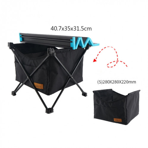 CLS Outdoor Pliant Table De Pique-Nique Rangement Sac Suspendu Portable Poche De Rangement Invisible Poche Suspendue, Style: Table Petite + Petite Poche SH0504571-010