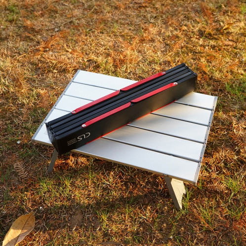 CLS Outdoor Mini Table pliante Table de tente de camping Table basse portable de camping (Argent) SH601B1965-011