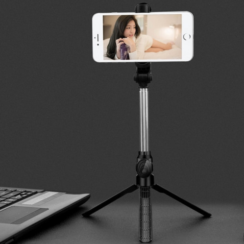 Support de téléphone portable en direct pour trépied Bluetooth XT10 Selfie Stick (noir) SH801A722-011