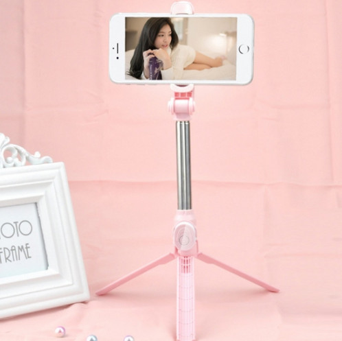 Support de téléphone portable en direct pour trépied Bluetooth XT10 Selfie Stick (rose) SH801C261-011