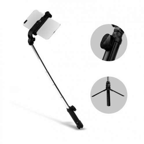 Support de téléphone portable en direct pour trépied Bluetooth XT10 Selfie Stick (rose) SH801C261-011