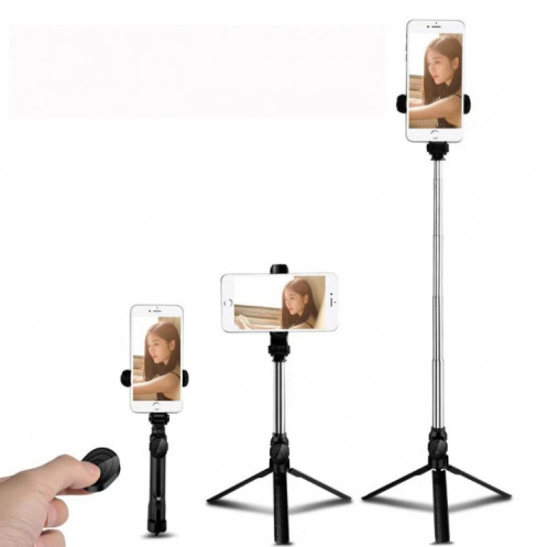 Support de téléphone portable en direct pour trépied Bluetooth XT10 Selfie Stick (rose) SH801C261-011