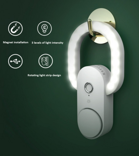 M8 PIR & Light Smart double Induction veilleuse Ion négatif Purification de l'air aromathérapie veilleuse couloir lumière liseuse SH579586-010