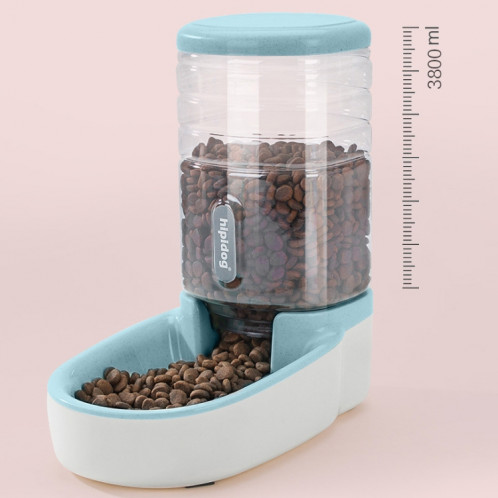 Mangeoire automatique Hipidog Pet Abreuvoir pour chat et chien Bol d'alimentation Seau de stockage de céréales combiné (Mangeoire (Bleu)) SH701E1053-08