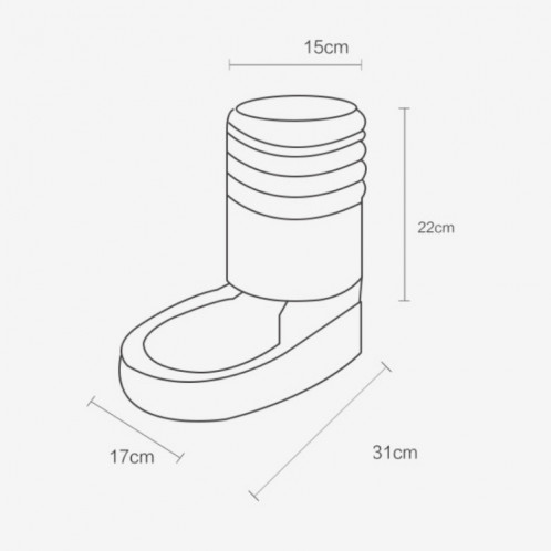 Bol d'alimentation pour abreuvoir pour chat et chien Hipidog Pet Seau de stockage de céréales combiné (fontaine à boire (vert)) SH701B663-08