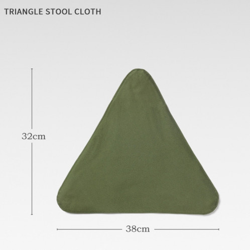 Camping en plein air toile imperméable à l'eau en tissu de tabouret triangulaire SH3755747-011
