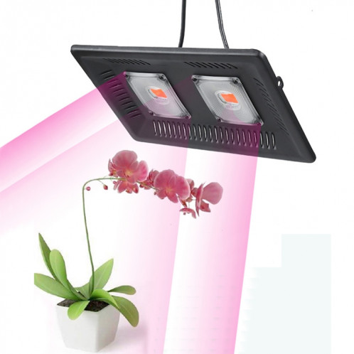 Lumière de plante LED ultra-mince 100W, lumière de croissance COB à spectre complet, lumière de remplissage de serre de légumes, de fruits et de fleurs sans prise SH55021712-09