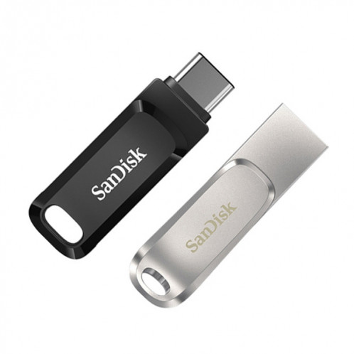 SanDisk Type-C + USB 3.1 Interface OTG High Speed ​​Computer Phone U Disk, Couleur: SDDDC4 Silver Metal Shell, Capacité: 64 Go SS21061070-012
