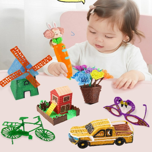 Stylo d'impression 3D sans fil à basse température de graffiti de peinture stéréo pour la boîte colorée d'enfants SH3901916-010