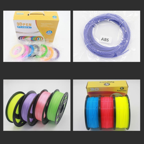 Future Era PLA 3D Stylo d'impression / Consommables de fil de machine (jaune) SF101F119-07
