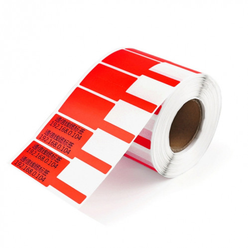 Étiquette de câble de papier d'impression pour étiqueteuse NIIMBOT B50 (02T-Red) SN701L701-08