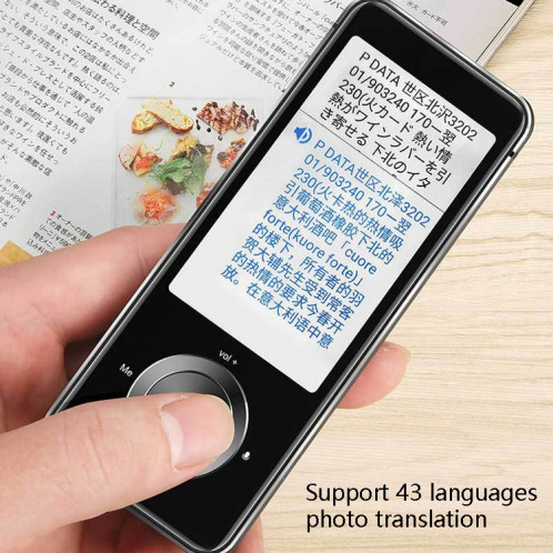 Hishell M9 Translator Offline Multi-Language Travel Abroad Traducteur simultané intelligent portable (noir) SH101A700-09
